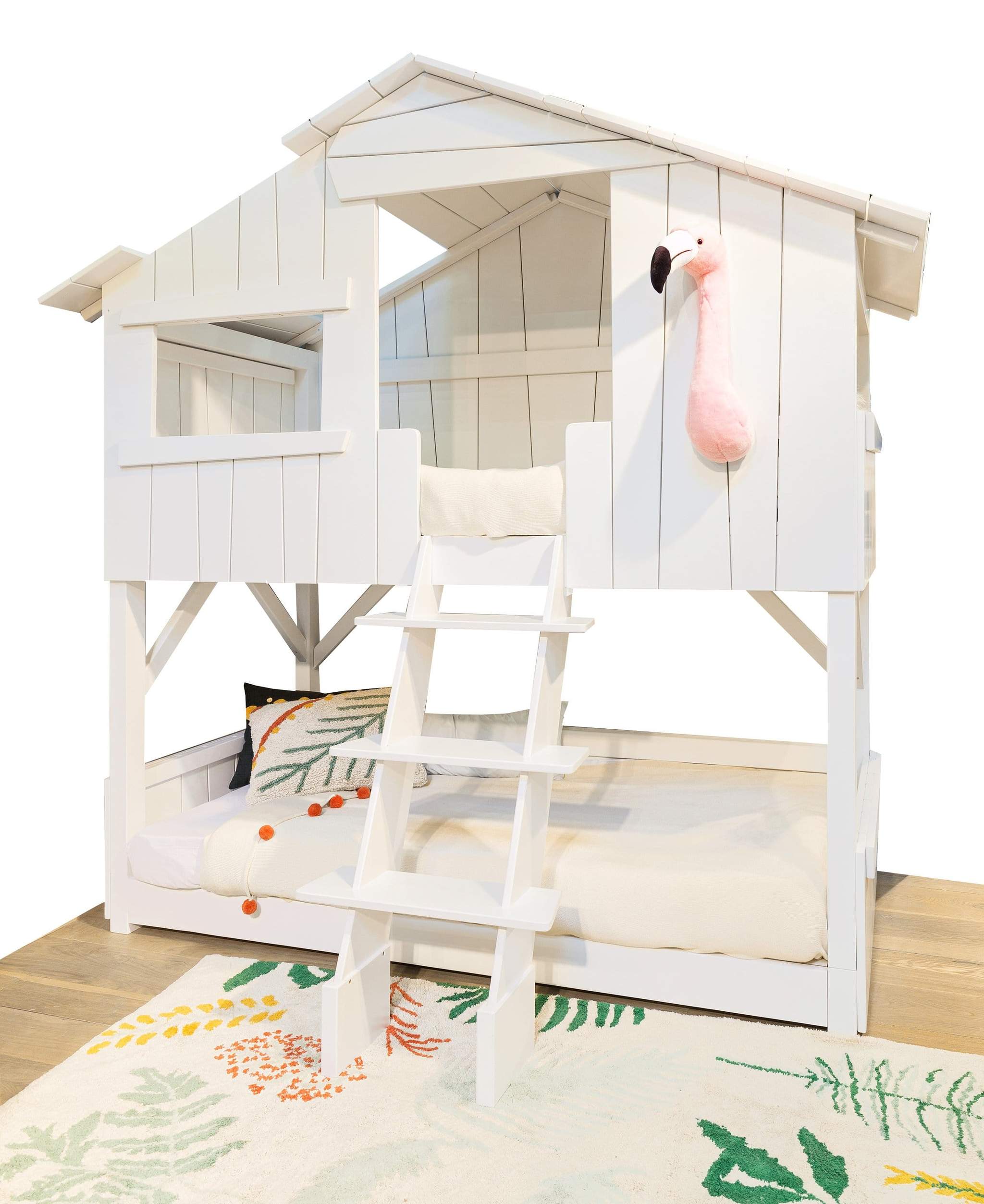 Baby sleepers cheap wooden bunk bed Tree house bed