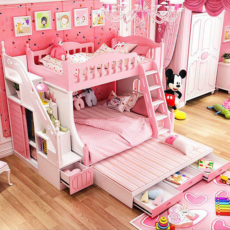 Pink bunk bed for children (2).jpg