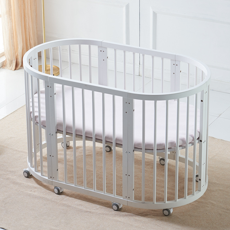 Solid Wood New Designer Baby Crib.jpg