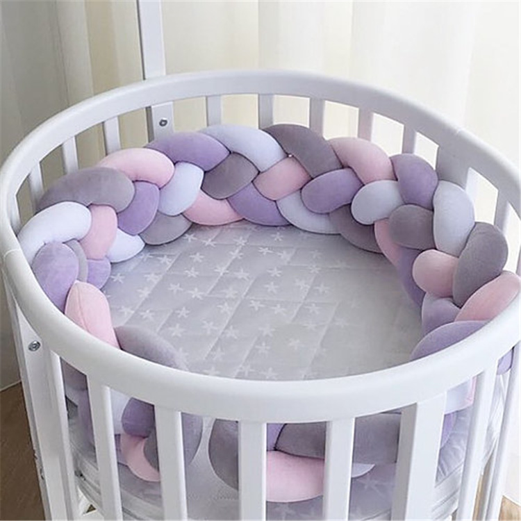 Sleep Bed Pads Cotton crib bumper breathable baby bedding bumper for crib (11).jpg