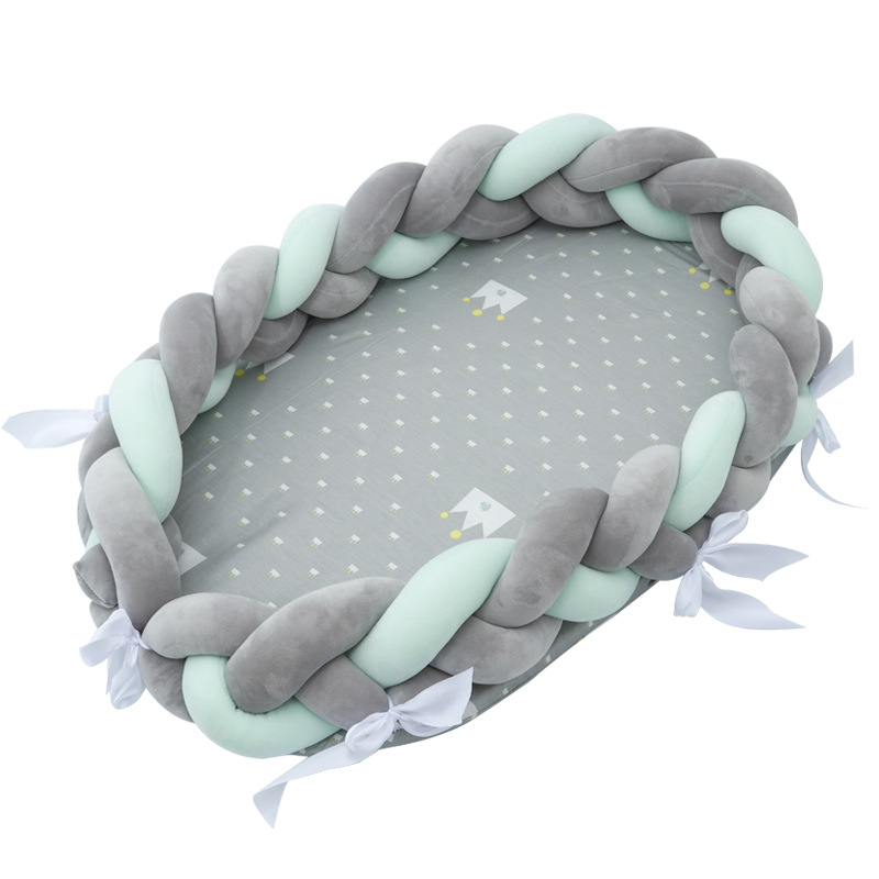 Sleep Bed Pads Cotton crib bumper breathable baby bedding bumper for crib (3).jpg