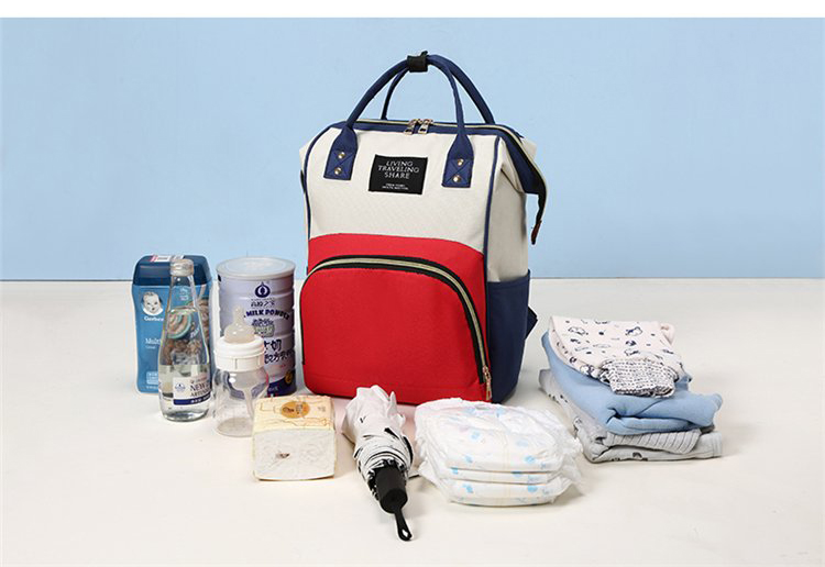 hot selling Lequeen mommy Nappy Bag Travel Backpack Multifunctional Backpack Diaper Bag (6).jpg