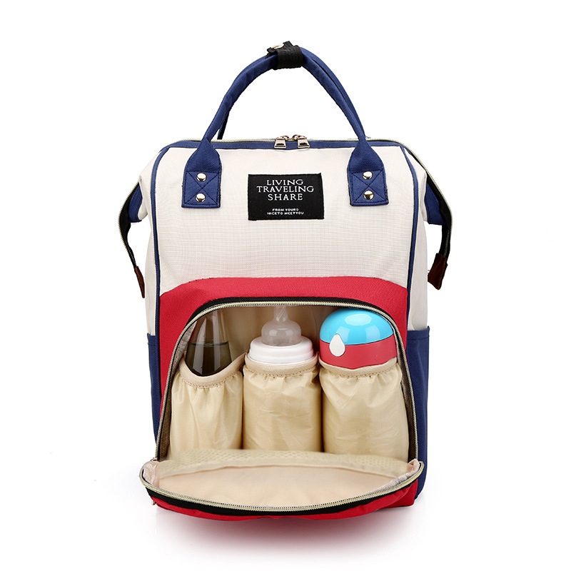 hot selling Lequeen mommy Nappy Bag Travel Backpack Multifunctional Backpack Diaper Bag (12).jpg