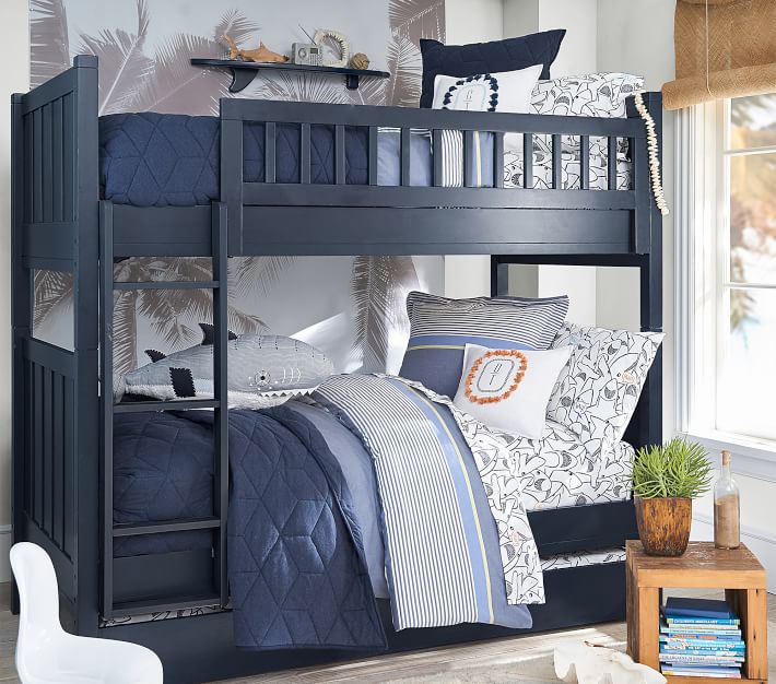 Solid Wood Bunk Beds Pine Bunk Bed With Ladder (3).jpg