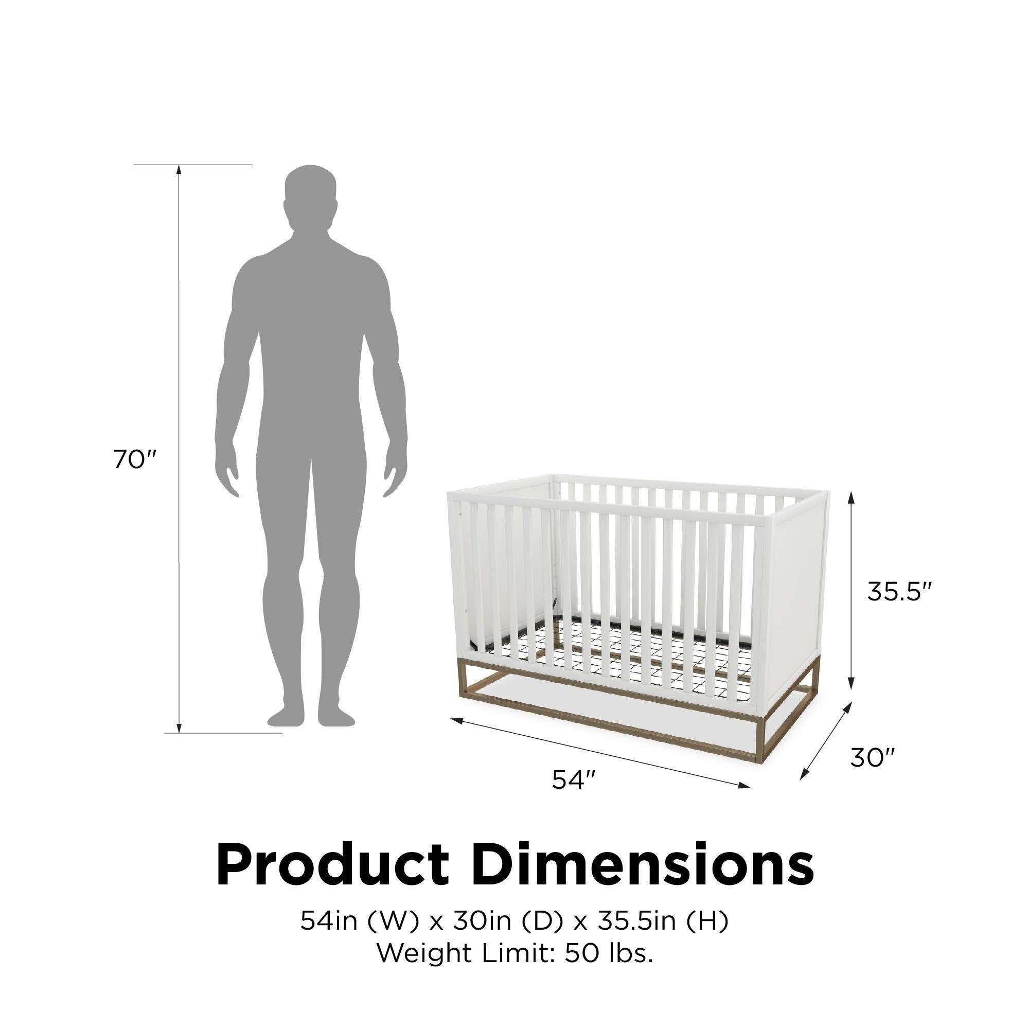High Quality Solid Wood Multifunctional 4 in 1 Convertible Crib (9).jpg