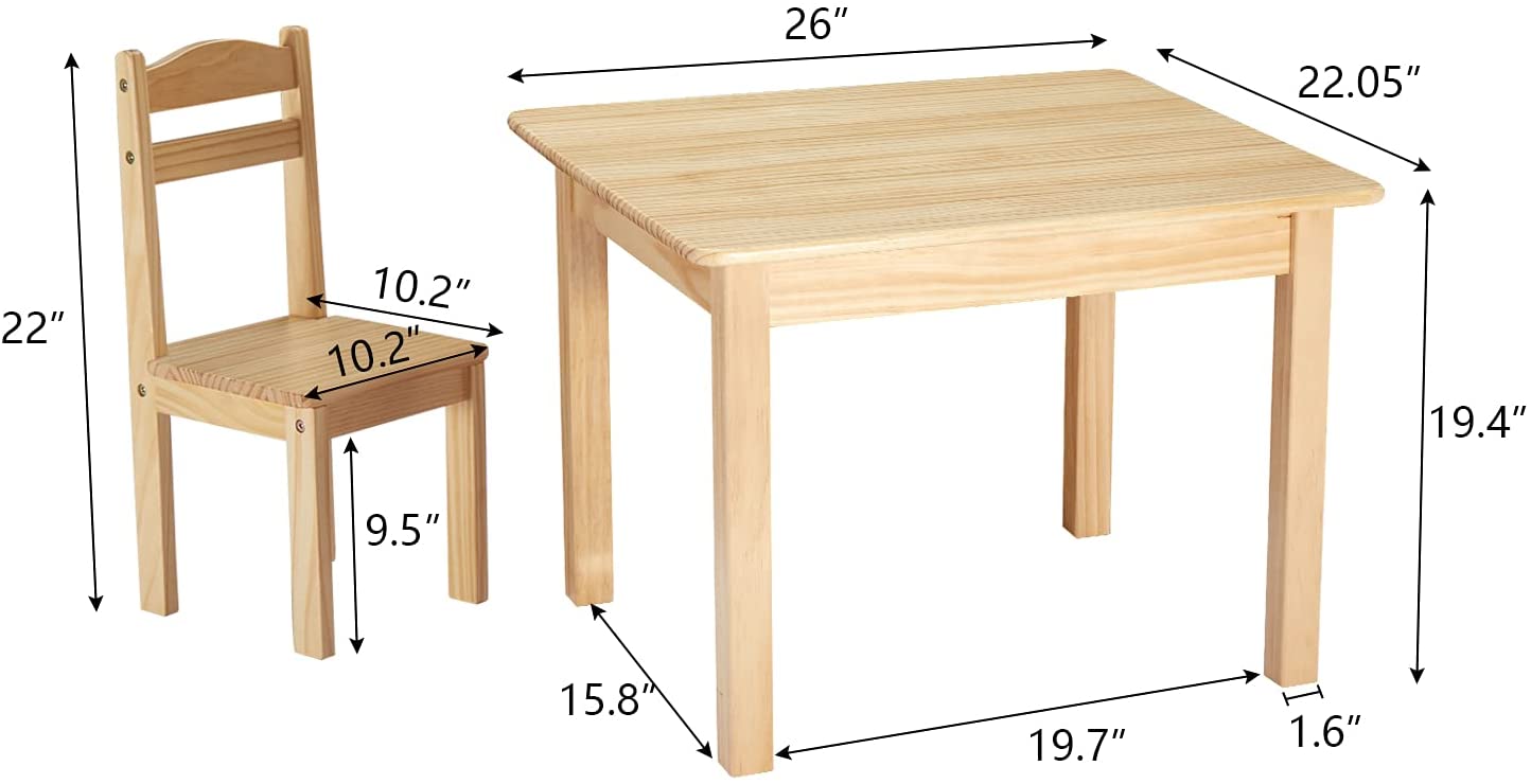 Kids Wooden Table and 4 Chairs Playroom Furniture Kindergarten Table   (7).jpg