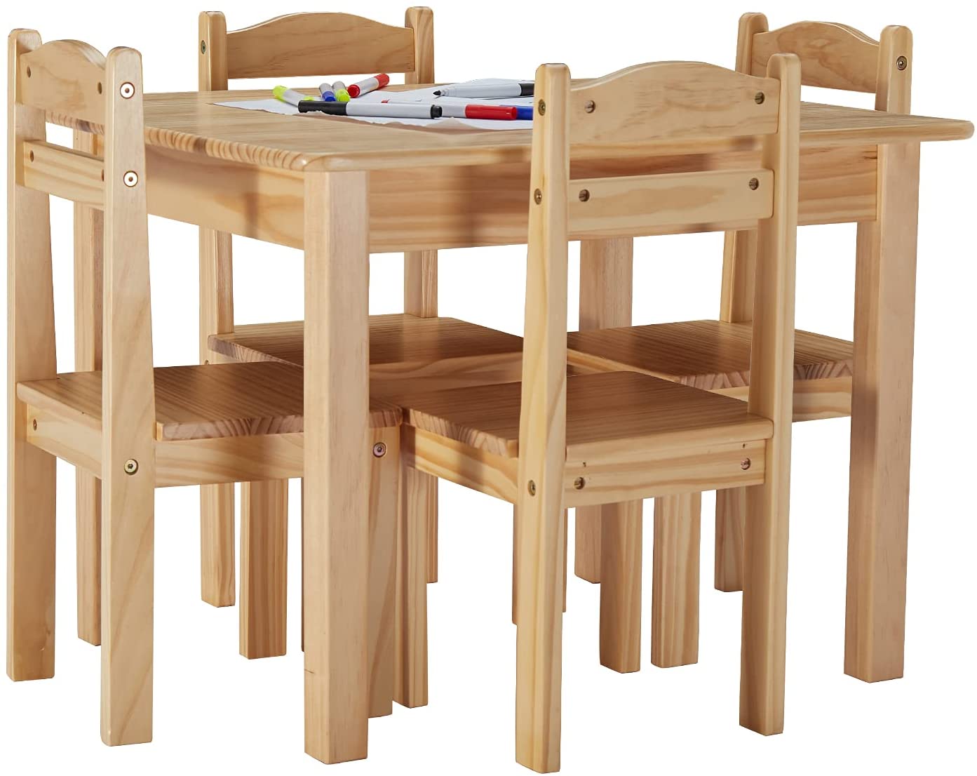Kids Wooden Table and 4 Chairs Playroom Furniture Kindergarten Table   (2).jpg
