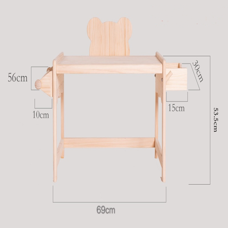 Kindergarten Furniture Set Little Baby wood Study Kids Party Table and Chairs Set  (6).jpg