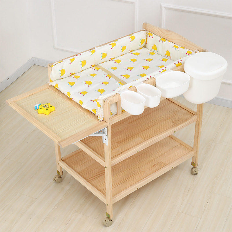 High quality table with baby changing unit changing cabinet (1).jpg
