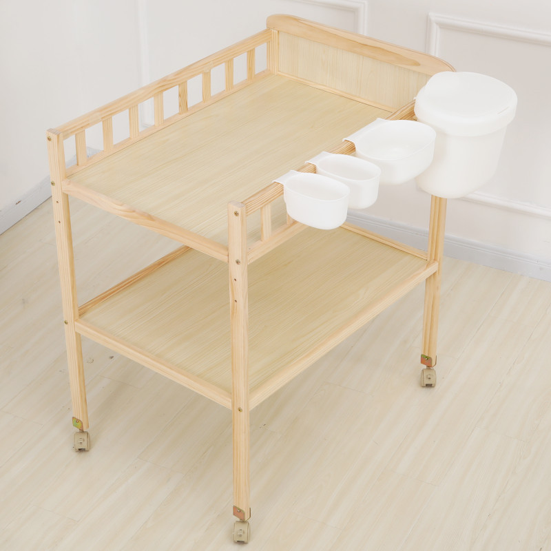 High quality table with baby changing unit changing cabinet (8).jpg