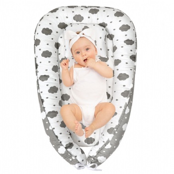 Portable bed-in-bed baby crib