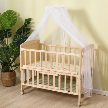 Multifunctional Wooden Baby Crib