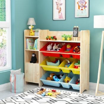 Wooden Kids Toys Cabinet Storage