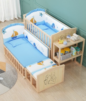Solid wood crib Best selling