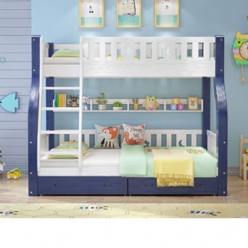 Wood Bunk Bed for Kids