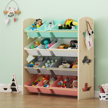 Cartoon Modern Kids Toys Shelf Storage