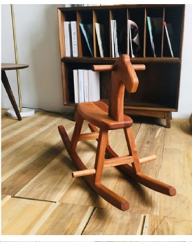 Baby furniture creative little wooden horse