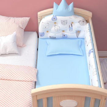 Wooden Cot Bed Baby Cradle Swing