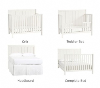 Convertible cheap pine cribs beds customized