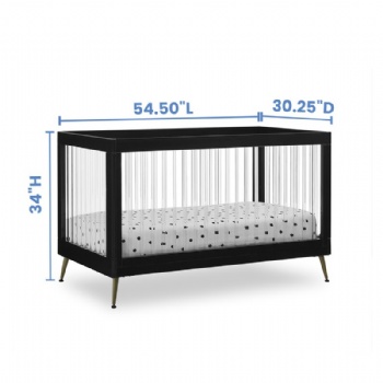 Luxury Acrylic Baby Crib in Stock luxury baby cribs