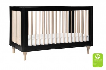 Sun Series 3-in-1 Convertible Crib (Black-Washed)
