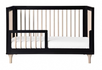 Sun Series 3-in-1 Convertible Crib (Black-Washed)