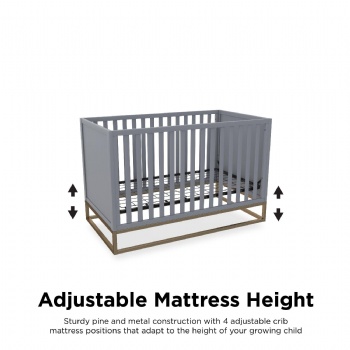 High Quality Solid Wood Multifunctional 4 in 1 Convertible Crib
