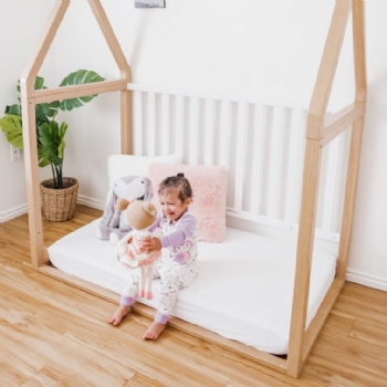 luxury baby cribs kids bed with slidebed New Zealand pine wood, Europe  USA style