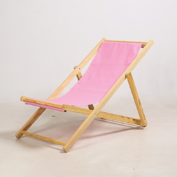 Outdoor furniture folding deck chair garden beach teak wood chair
