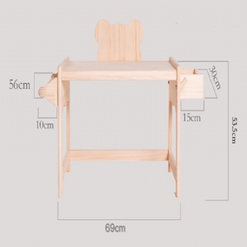 Kindergarten Furniture Set Little Baby wood Study Kids Party Table and Chairs Set