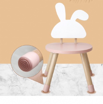 Hot sale new style wooden study table Cartoon animal style study table and chair set Wood round table and chair for kids